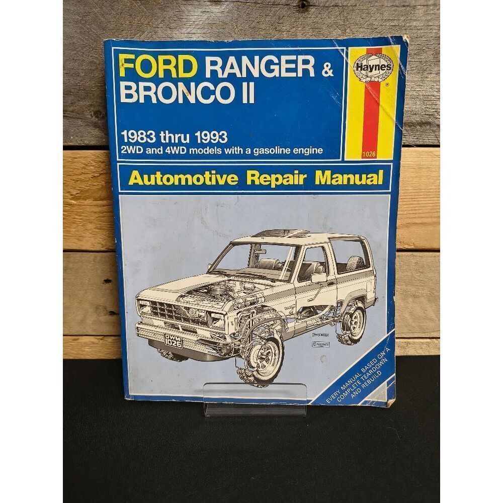 Haynes Ford Ranger & Bronco II 1983-1993 Manual 1026